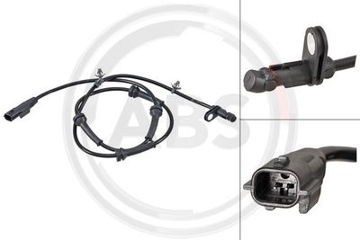 Sensor, wheel speed A.B.S. 31634