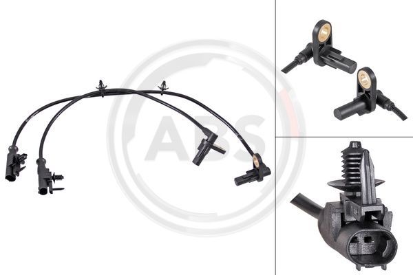 A.B.S. 31635 Sensor, wheel speed