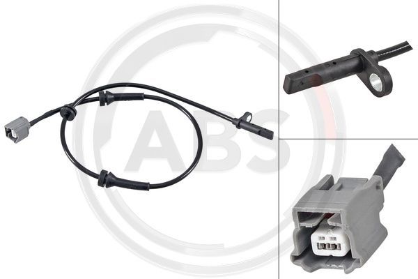A.B.S. 31640 Sensor, wheel speed