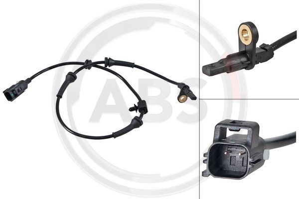 A.B.S. 31648 Sensor, wheel speed