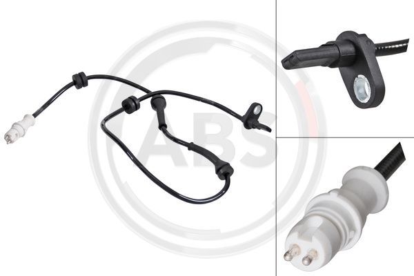 A.B.S. 31666 Sensor, wheel speed