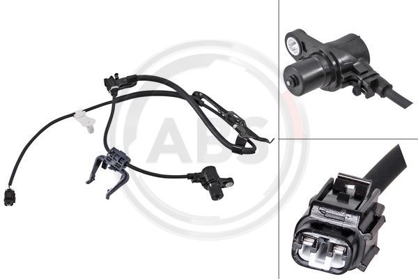 A.B.S. 31676 Sensor, wheel speed