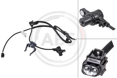Sensor, wheel speed A.B.S. 31676