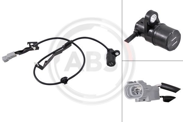 A.B.S. 31744 Sensor, wheel speed