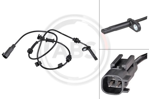 A.B.S. 31826 Sensor, wheel speed