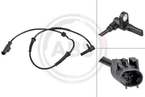 A.B.S. 31833 Sensor, wheel speed