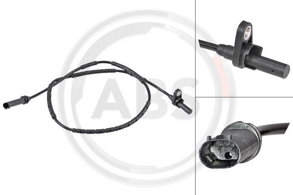 A.B.S. 31846 Sensor, wheel speed