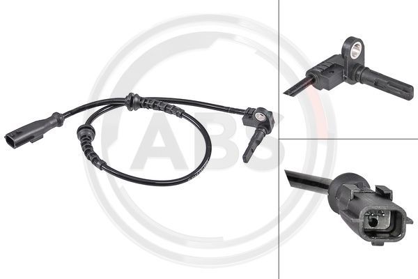 A.B.S. 31849 Sensor, wheel speed