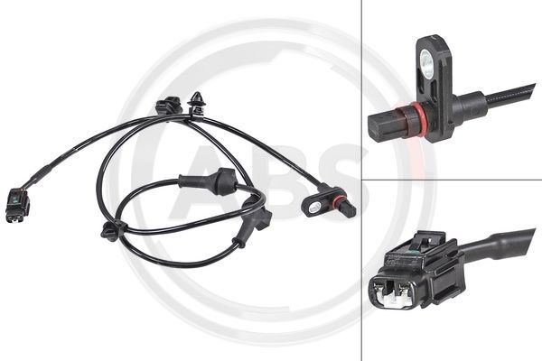 A.B.S. 31850 Sensor, wheel speed