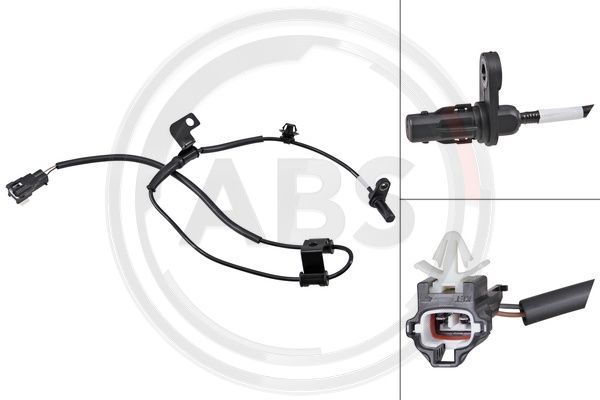 A.B.S. 31857 Sensor, wheel speed