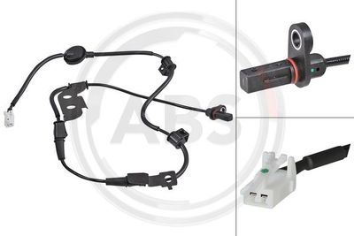 Sensor, wheel speed A.B.S. 31862