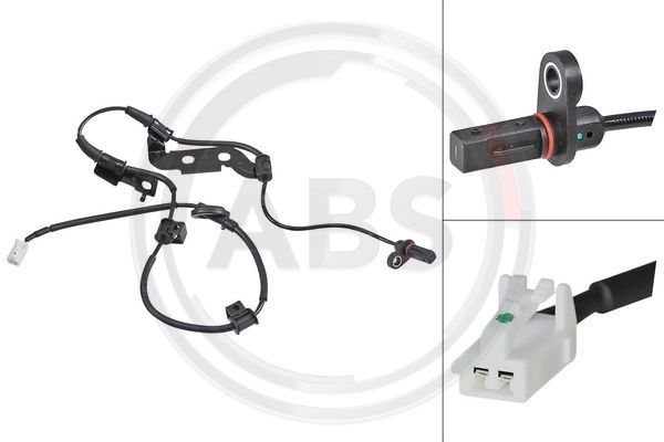 A.B.S. 31863 Sensor, wheel speed