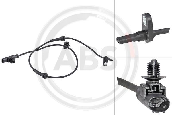 A.B.S. 31865 Sensor, wheel speed
