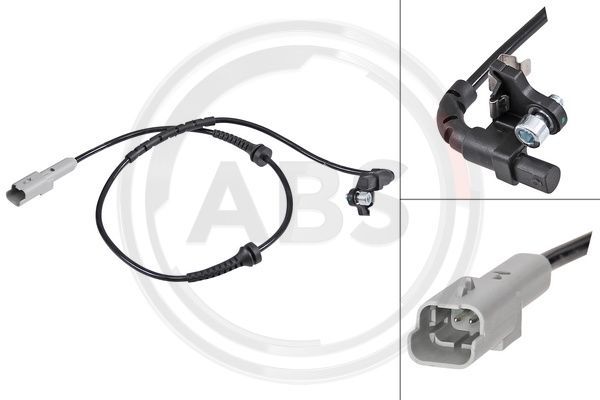 A.B.S. 31868 Sensor, wheel speed