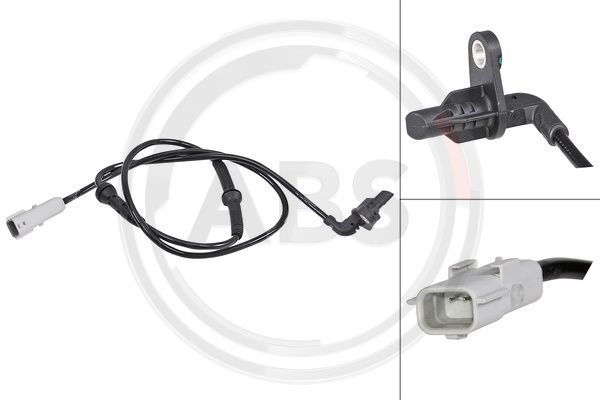 A.B.S. 31869 Sensor, wheel speed