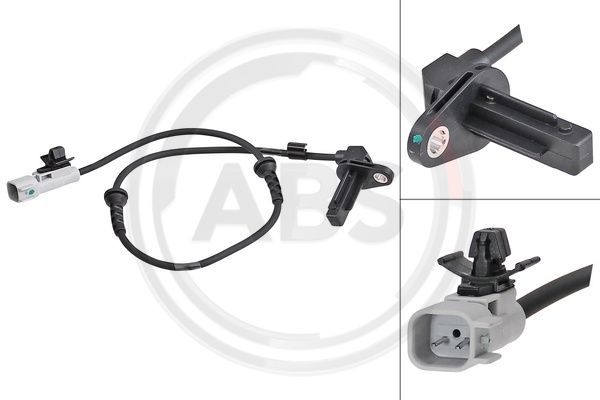 A.B.S. 31870 Sensor, wheel speed