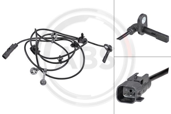 A.B.S. 31871 Sensor, wheel speed