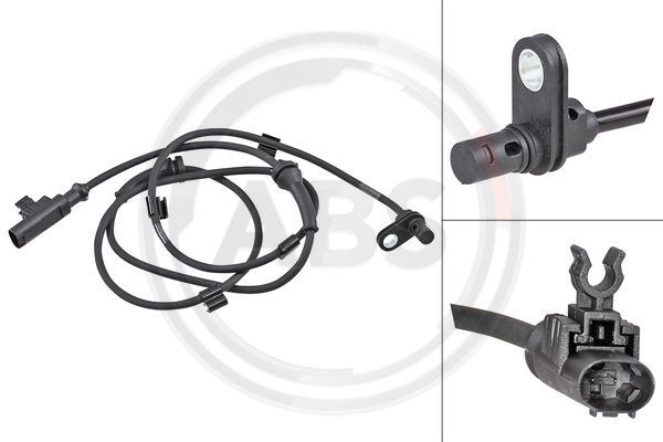 A.B.S. 31873 Sensor, wheel speed