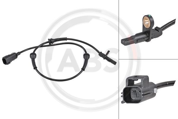 A.B.S. 31875 Sensor, wheel speed