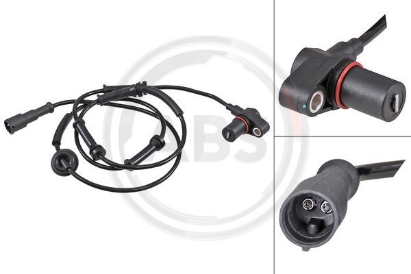 A.B.S. 31876 Sensor, wheel speed