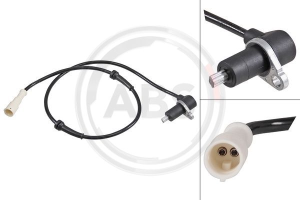 A.B.S. 31880 Sensor, wheel speed
