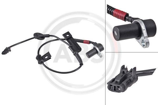 A.B.S. 31883 Sensor, wheel speed