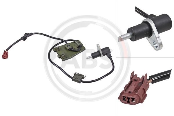 A.B.S. 31930 Sensor, wheel speed