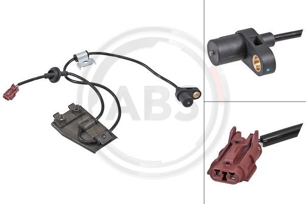 A.B.S. 31931 Sensor, wheel speed
