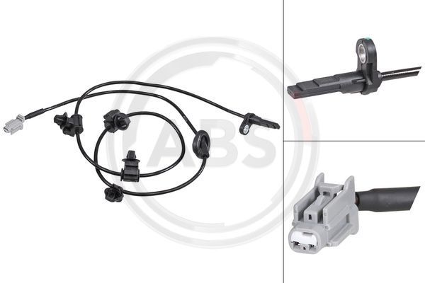 A.B.S. 31969 Sensor, wheel speed