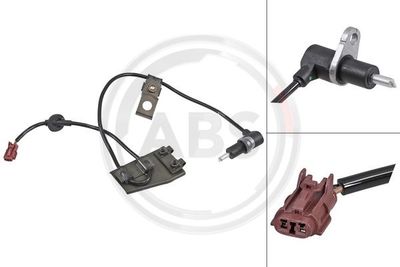 Sensor, wheel speed A.B.S. 31970