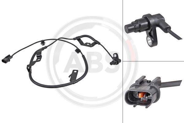 A.B.S. 31973 Sensor, wheel speed