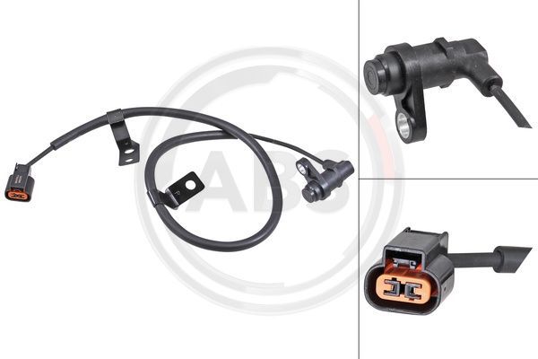 A.B.S. 31975 Sensor, wheel speed