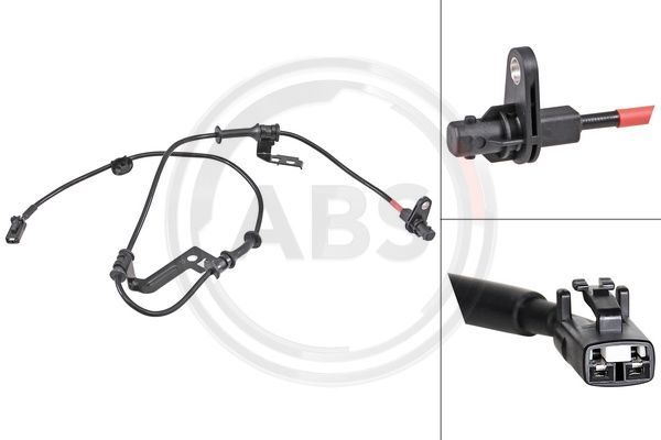A.B.S. 31987 Sensor, wheel speed