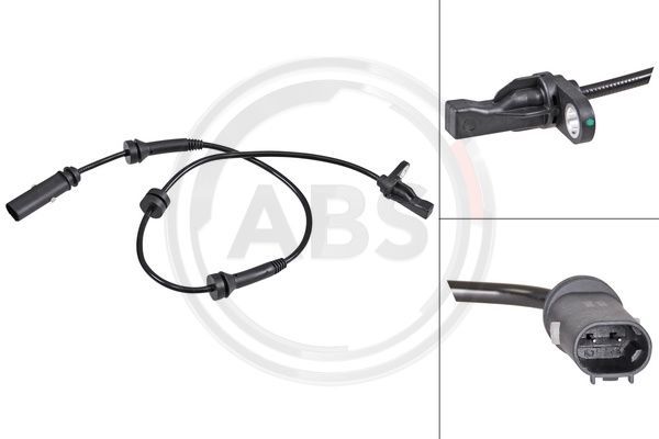 A.B.S. 31992 Sensor, wheel speed