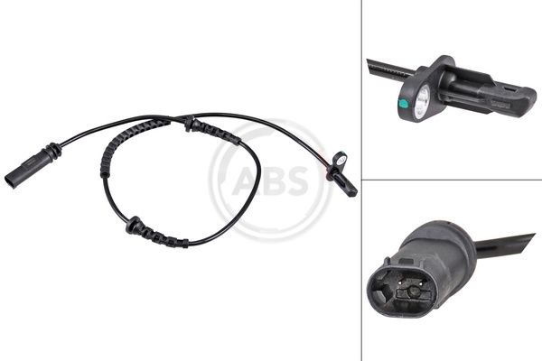 A.B.S. 32028 Sensor, wheel speed