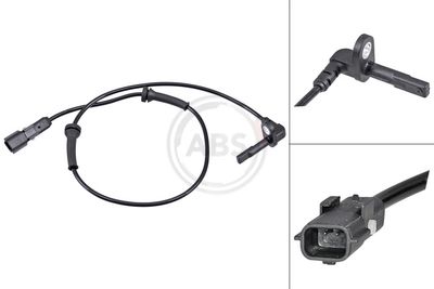 Sensor, wheel speed A.B.S. 32163