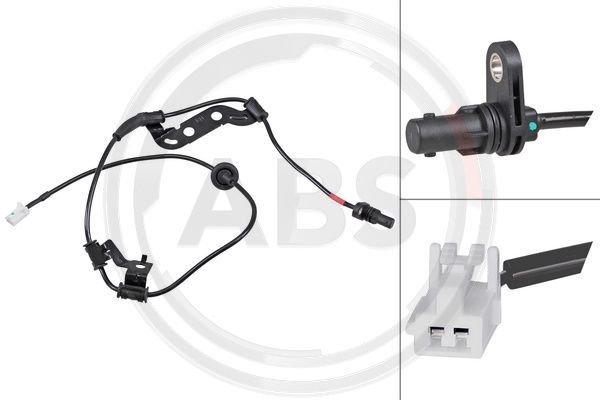 A.B.S. 32257 Sensor, wheel speed