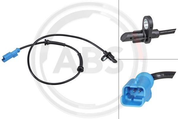 A.B.S. 32259 Sensor, wheel speed