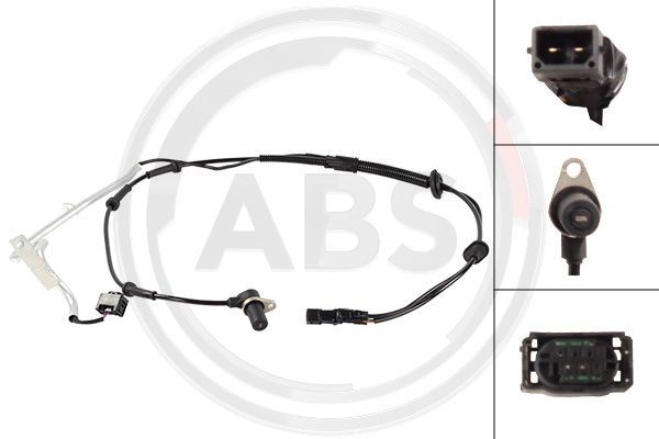 A.B.S. 33016 Sensor, wheel speed