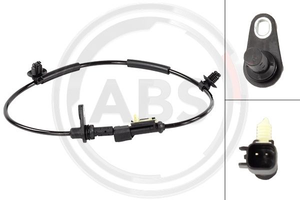 A.B.S. 33017 Sensor, wheel speed