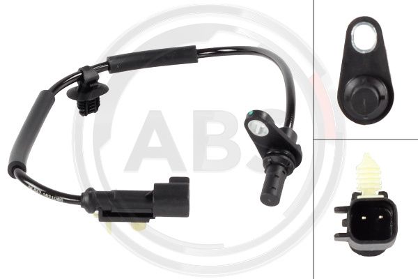 A.B.S. 33034 Sensor, wheel speed