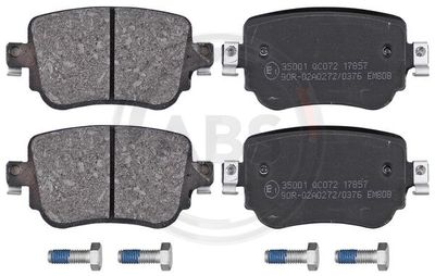Brake Pad Set, disc brake A.B.S. 35001
