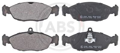 Brake Pad Set, disc brake A.B.S. 35006