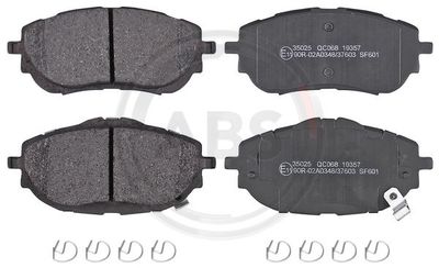 Brake Pad Set, disc brake A.B.S. 35025