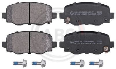Brake Pad Set, disc brake A.B.S. 35039