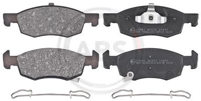 Brake Pad Set, disc brake A.B.S. 35081