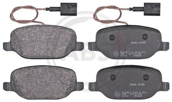 A.B.S. 35084 Brake Pad Set, disc brake