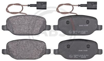 Brake Pad Set, disc brake A.B.S. 35084