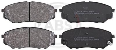 Brake Pad Set, disc brake A.B.S. 35108