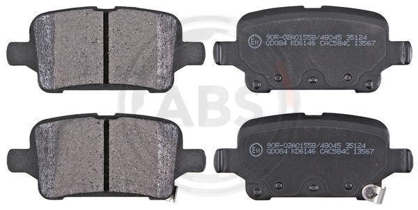 A.B.S. 35124 Brake Pad Set, disc brake
